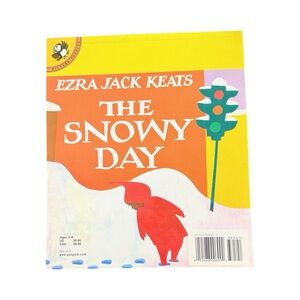 'The Snowy Day' Kids Book - Yellow and Red